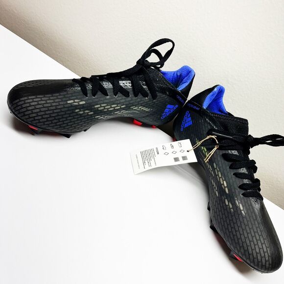 NEW Adidas X Speedflow .3 FG Soccer Football Cleats Shoes Black Mens Size 5.5